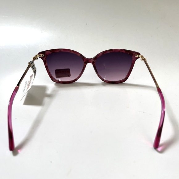 New Original TRUE RELIGION Cat Eye Sunglasses Tortoise Shell Pink Acetate